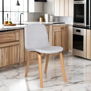 2023 Modern Simple Solid Wood Garden Tea Table Fabric Dining Chairs for Household Factory Outlet for Home Furniture