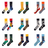 Fabricants de vente chaude dessin animé chaussette hommes femmes hiver noël doux chaud en gros concepteur chaussette personnalisée