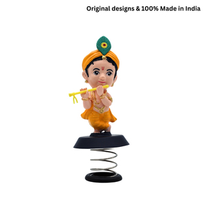 Ídolo de Bhakti Bansidhar Krishna para el Tablero del Auto y Decoración del Hogar – Adorno Decorativo de Flauta Kanha de Funsprin Plastics - Product Image 5