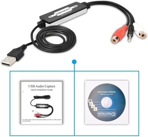 Carte de capture audio pour disques vinyles et cassettes, convertisseur numérique MP3, RCA/3,5 mm, pour Mac et <span class=keywords><strong>Windows</strong></span> 10/11 - Product Image 6