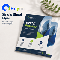 Brochure personnalisée en carton Hongyun, impression offset avec plastification, recto-verso, couleur intégrale, pour la promotion des entreprises