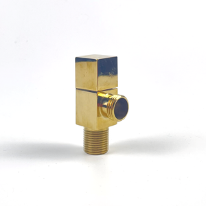 Vannes <span class=keywords><strong>d</strong></span>'<span class=keywords><strong>angle</strong></span> en laiton plaqué titane pour l'alimentation manuelle en eau dans les salles de bain et les cuisines OEM peuvent être personnalisées pour un usage général - Product Image 2
