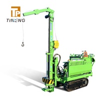 Sondeuse d'investigation entièrement hydraulique sur chenilles SPT C390, équipement autopropulsé pour l'échantillonnage dynamique des sols sur site