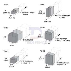 Barrière défensive en gabions soudés anti-corrosion à bas prix, mur anti-explosion <span class=keywords><strong>Hesco</strong></span> Bastion, installation facile, mur de sable anti-explosion - Product Image 4