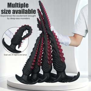 Extra lange octopus anale plug, dubbel te gebruiken voor vagina en anus, outdoor SM speeltje, alien tentakel anale zweep, <span class=keywords><strong>dildo</strong></span>, anale stimulatie, seksspeeltje voor - Product Image 3