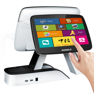 Mesin kasir Terminal layar sentuh 15 inci, untuk sistem toko pasar Windows mesin tunai <span class=keywords><strong>Android</strong></span> <span class=keywords><strong>POS</strong></span> - Product Image 2