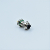 Conector Circular Macho M5 de Transmisión de Señal Confiable, Tipo de Soldadura para Montaje en Panel Frontal, 3 Pines para Fuente de Alimentación USB