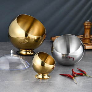 Stainless Steel Condiment Bowls Food Grade Material For Restaurant Hot Pot <b>Dipping</b> Station - Product Image 2