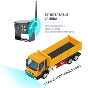 Cámaras para Automóviles con Visión Nocturna Delantera y Trasera, Kit de Cámara de Reversa con Detección de Movimiento para Autobús, Camión, Camioneta, Inalámbrico-N-1 Reverse B - Product Image 3