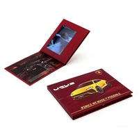 Livre vidéo numérique LCD personnalisé 5 7 10 pouces HD écran LCD lecteur vidéo carte de visite carte de voeux de mariage brochure vidéo
