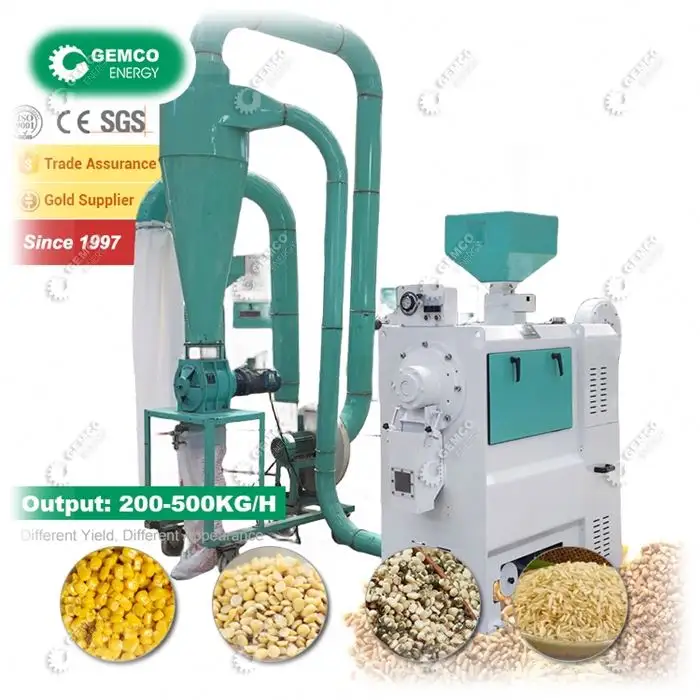 Mesin pelupas jagung gandum Maize Universal untuk kering basah Dehulling Dehusking hitam Gram Millet Lentil kacang lebar