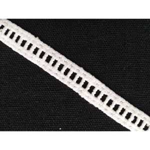 Encaje de Seda de Leche Soluble en Agua, Encaje Bordado con Forma de Escalera para Prendas, Stock de Fábrica - Product Image 5