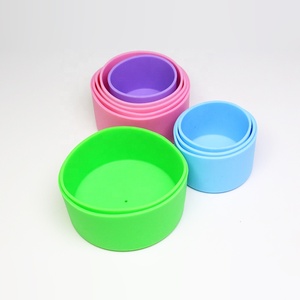 Biểu Tượng Tùy Chỉnh Rắn Hỗn Hợp Màu Silicone Tái Sử Dụng 40Oz Chai Cốc Cốc Phụ Kiện Cơ Sở Phía Dưới Chủ Tay Áo Bìa <span class=keywords><strong>Cup</strong></span> Khởi Động - Product Image 2