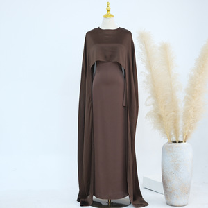 Zifeng OME una nuova moda musulmana vende un'elegante tunica in <span class=keywords><strong>due</strong></span> pezzi con vita sottile Abaya - Product Image 3
