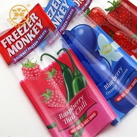 Sachets d'emballage de crème glacée jetables, pièces, Design personnalisé, pour glace glacée