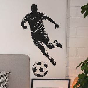Stile sportivo Kick football adesivi <span class=keywords><strong>murali</strong></span> soggiorno bambini camera da letto adesivi decorativi carta da parati autoadesiva - Product Image 4