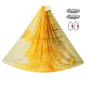 Flying multicolor antigravedad <span class=keywords><strong>comprar</strong></span> hamaca aérea 5M sedas aéreas Columpio de yoga hamaca aérea de yoga para la práctica de yoga en casa - Product Image 5