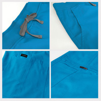 Uniforme d'infirmière unisexe à col en V, style basique simple et tendance, accessoires pour clinique, hôpital, salle d'opération, ODM