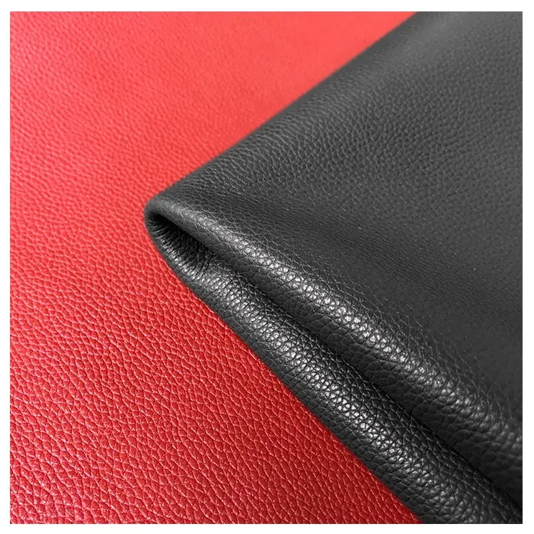 New lychee pattern leather head layer cowhide fabric for bag blanket fabric