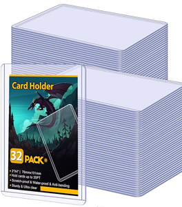 Étui rigide en plastique de haute qualité 35PT pour cartes, 3" x 4", protège-cartes de baseball, étui rigide pour cartes de jeu de collection - Product Image 1