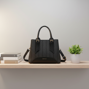 Sac fourre-tout en <span class=keywords><strong>cuir</strong></span> PU pour femmes avec fermeture à glissière, bandoulière réglable, grande capacité pour un usage quotidien - Product Image 4
