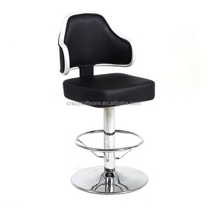 Tabourets <span class=keywords><strong>de</strong></span> <span class=keywords><strong>bar</strong></span> pivotants à 360 degrés, réglables en hauteur, en cuir PU <span class=keywords><strong>de</strong></span> style moderne, haute qualité, logo personnalisable, chaises <span class=keywords><strong>de</strong></span> casino <span class=keywords><strong>roulette</strong></span>. - Product Image 6