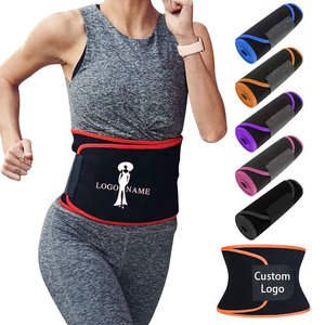 NANBIN Wholesale Faja Reloj De Arena Sweat Waist Slimming Belt Waist Trainer Belt Sweat Waist Trimmer For Sport