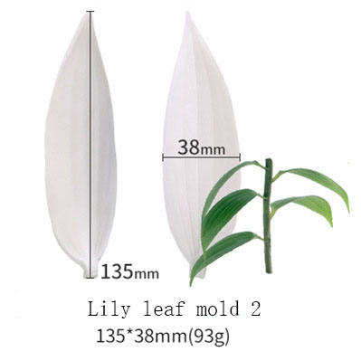 Moule de feuille de lys D5009-2 2