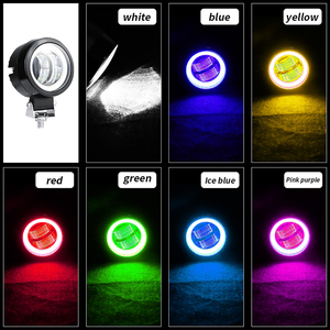 Faro redondo superbrillante LED antiniebla, foco DRL de 20W, luz de trabajo, todoterreno, 12V, 24V, luces para correr, barco, camión, <span class=keywords><strong>4x4</strong></span>, Atv - Product Image 4