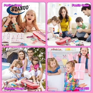 <span class=keywords><strong>Braccialetti</strong></span> per ragazze giocattoli artigianali per creazione <span class=keywords><strong>di</strong></span> gioielli <span class=keywords><strong>con</strong></span> <span class=keywords><strong>perline</strong></span> e bracciale Kit - Product Image 6