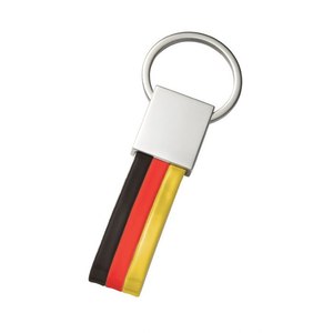 Porte-clés drapeau allemand, anneau en métal, souvenir, cadeau Allemagne - Product Image 1