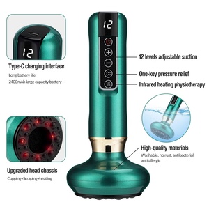 Masseur de ventouses électrique à vitesse réglable pour les femmes 12 vitesses d'aspiration Bian Stone Therapy Instrument Beauty Personal Care Product - Product Image 4