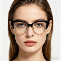 Montures de lunettes personnalisables, durables, modernes et anti-lumière bleue pour adultes, avec support OEM et prêtes à être expédiées en gros