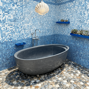 Vente chaude Baignoires autoportantes rondes en marbre naturel <span class=keywords><strong>de</strong></span> haute qualité pour salles <span class=keywords><strong>de</strong></span> bains <span class=keywords><strong>dans</strong></span> des villas - Product Image 4