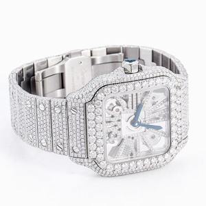 Reloj Drioshipping de Acero Inoxidable con Diamantes Cultivados en Laboratorio con Claridad VVS, que Agrega un Toque de Lujo y Eleva tu Estilo - Product Image 6