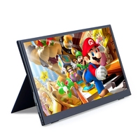 Monitor LCD Portátil de 13.3" 14" 15.6" Pulgadas, Pantalla IPS 1080P, Monitor de Juegos Portátil con USB Mini-HDMI Tipo-C para Laptop, PS4, X-box