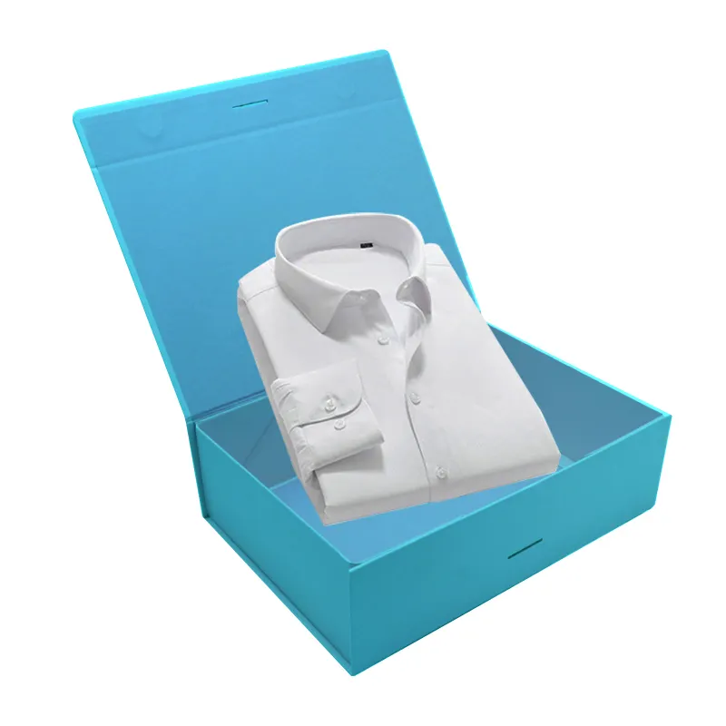 Caja de papel plegable personalizada magnética de cartón de lujo caja de cumpleaños de ropa de bebé