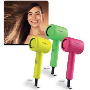 Innoliving Mini <b>Hair</b> <b>Dryer</b> 1000W Yellow Color <b>Compact</b> Design For Travel And Daily Use - Product Image 1