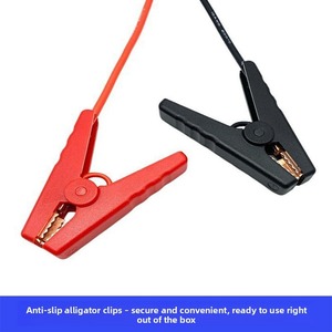 Pince crocodile en cuivre de 27 cm avec connecteur EC5, résistante à la chaleur, pour câble de démarrage de batterie de voiture, avec logo personnalisé - Product Image 4