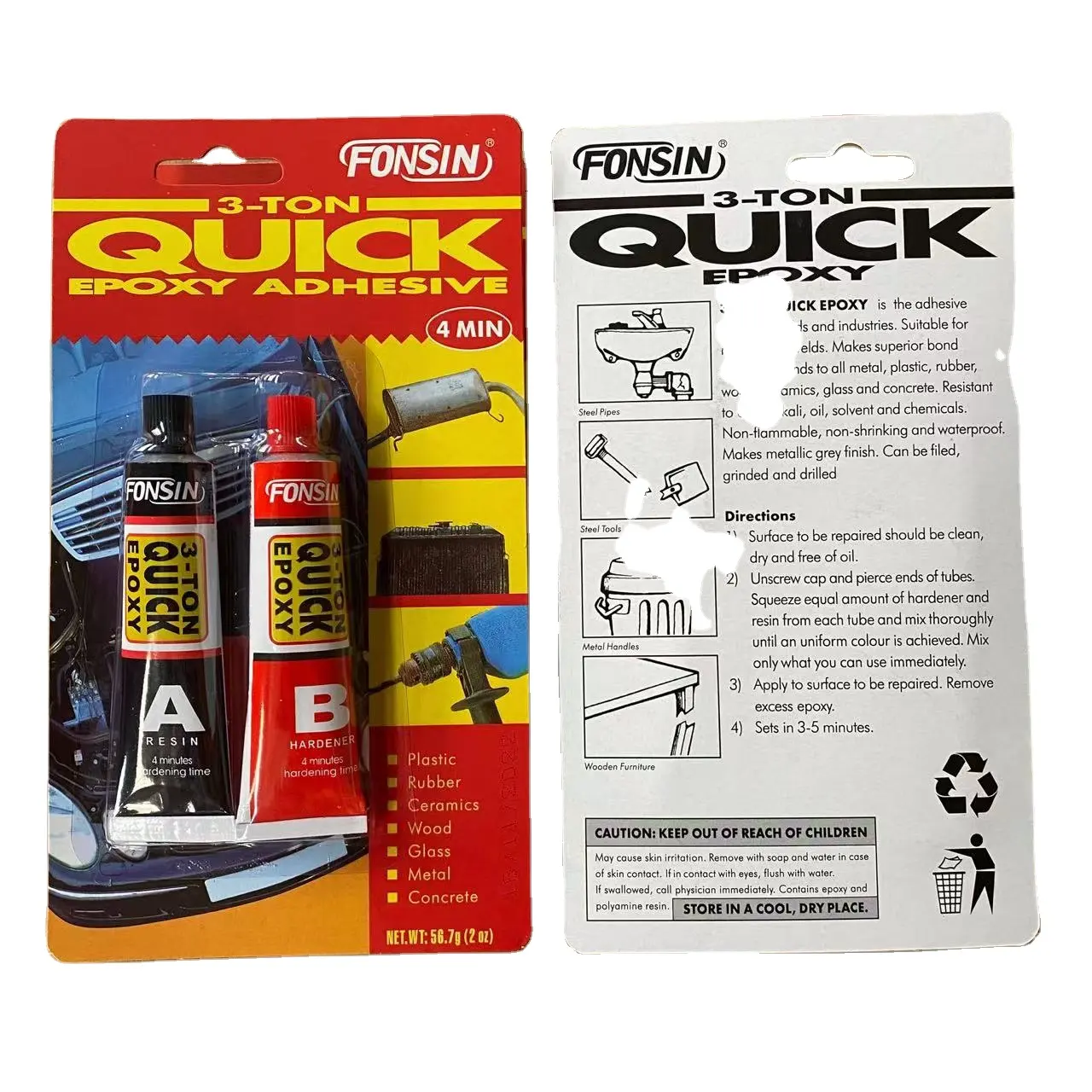 magic repair glue epxi adhesive ab gum 4 minute quick set epoxy ab glue