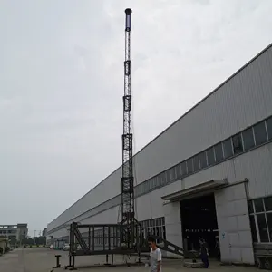 中国制造奶牛伸缩塔镀锌钢天线电信格子塔