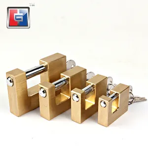 กุญแจล็อคสี่เหลี่ยม40 50 60 70มม.,กุญแจทองเหลืองสี่เหลี่ยมสำหรับใช้งานหนักป้องกันการเลื่อยทรงสี่เหลี่ยมสำหรับใช้งานกลางแจ้ง