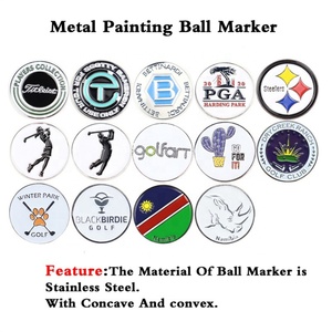 Magnetic Golf Ball Marker for <b>Hats</b> Unique Gold <b>Box</b> Logo Engraving Plating Black Snapback Blip Novelty Tag Edge South Blanks Caps - Product Image 3