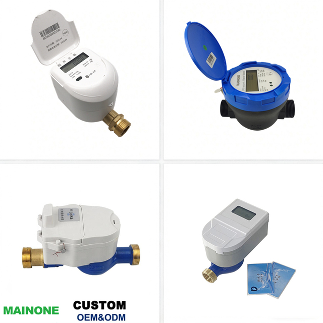 Digital DN15 Prepaid Water Meter LoRaWAN/LoRa/4G/NB-IoT/Rs485 /Modbus /Pulse/ IP68 Smart Ultrasonic Flow Water Meters