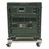 Transceptor Táctico Militar de 500W, 1.5MHz-29.9999MHz, con Salto de Frecuencia, Encriptación AES, Estación de Radio HF Táctica