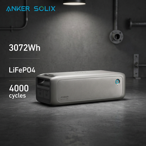 Batería de Expansión Anker Solix BP3000 de 3072 Wh de Alta Capacidad, Recargable Solar, Respaldo de Emergencia, CE, UKCA, EU - Product Image 1