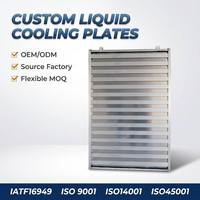 Tube harmonique en aluminium brasé à haute conductivité thermique sur mesure pour plaque froide liquide, destiné aux applications de stockage d'énergie et aux nouvelles énergies