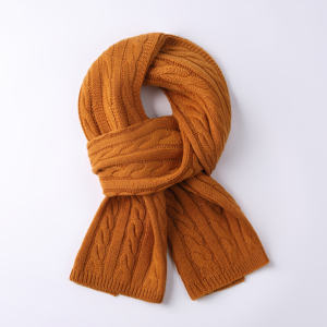 Écharpe en laine mélangée, hiver, femme, haut de gamme, haute qualité, châle épais, accepte la broderie, logo personnalisé - Product Image 1