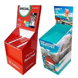 Heavy Duty Corrugated Dump Bin Quarter <strong>Pallet</strong> <strong>Display</strong> Reinforced Base Cardboard <strong>FSDU</strong> for Grocery Retail Drinks - Product Image 3
