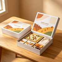 Boîte de rangement interactive personnalisée en carton mat pour jeux de société éducatifs pour enfants, idéale pour la famille, vente en gros